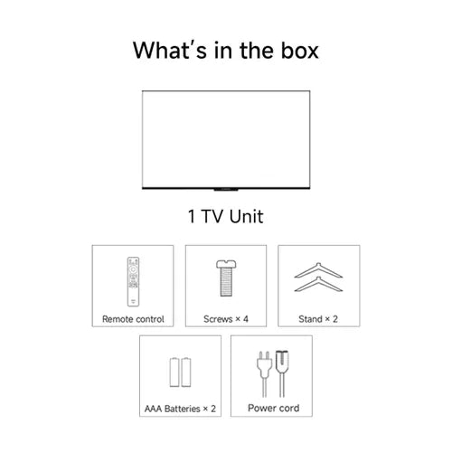 Xiaomi A Series 80cm (32 Inch) HD Google TV - Vivid Picture Engine, Dolby Audio, 8GB Storage, Xiaomi TV+, Google Voice Assistant, Miracast, L32MB-AIN