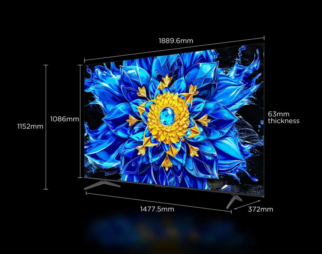 TCL 55 Inch 4K QLED Smart Google TV (55P8L)