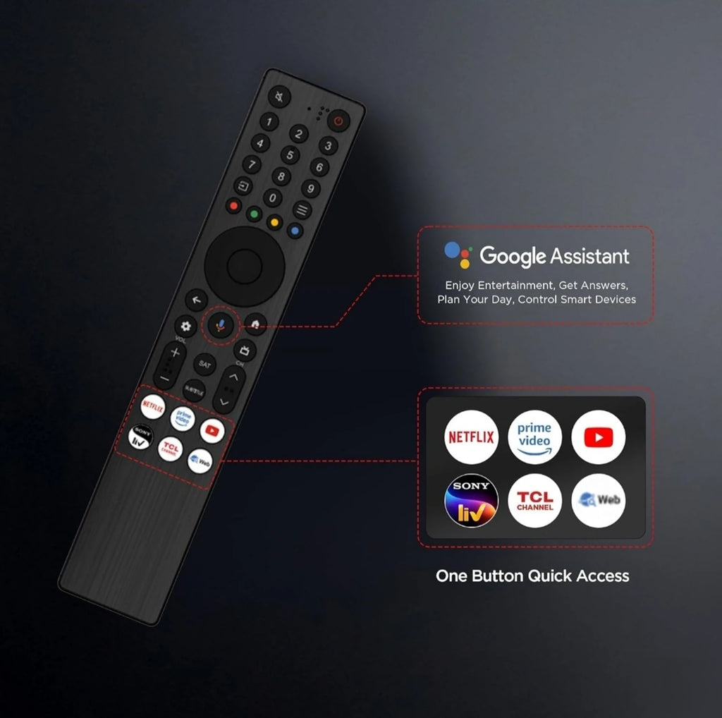 TCL 55 Inch 4K QLED Smart Google TV (55P8L)