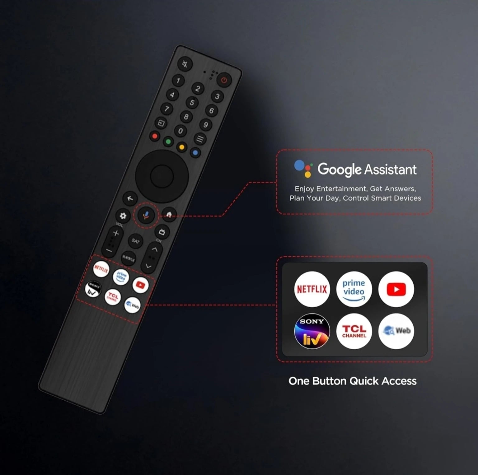 TCL 55 Inch 4K QLED Smart Google TV (55P8L)