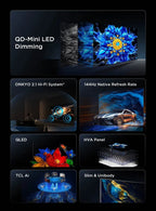 TCL 55 Inch 4K QLED Smart Google TV (55P8L)