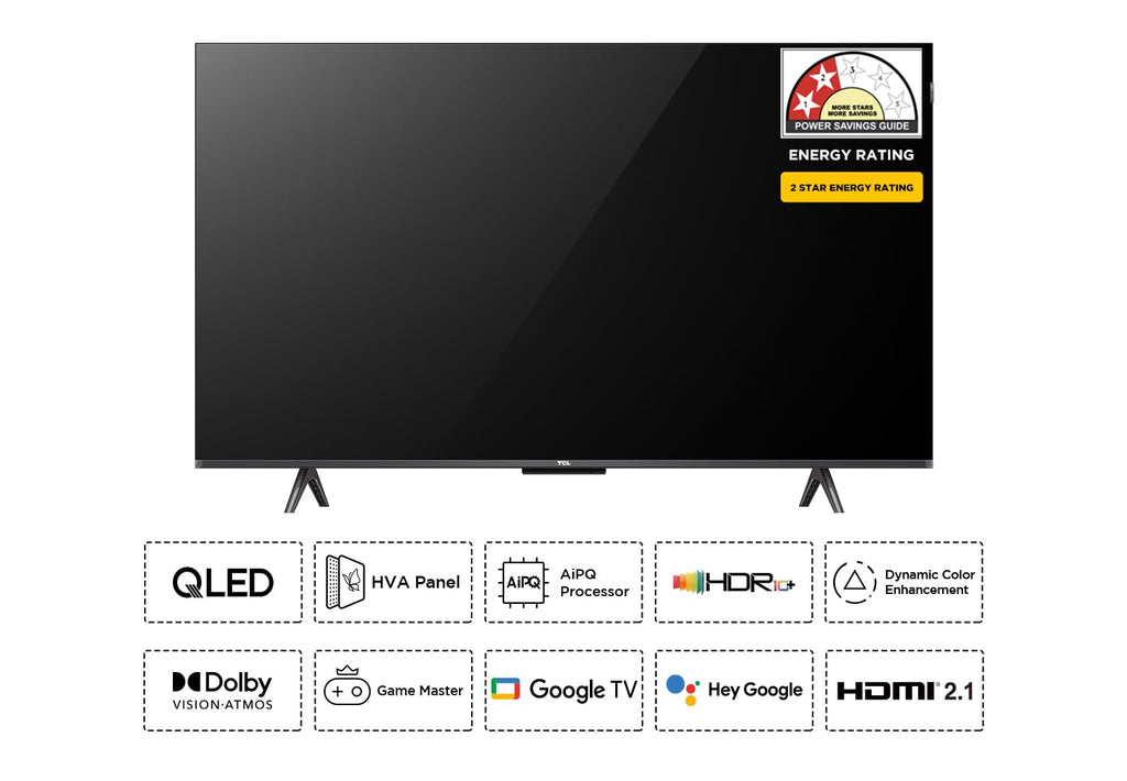 TCL 43 Inch (108 cm) QLED 4K UHD Smart Google TV  P7K