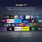 TCL P6L 139 cm (55 inch) 4K HDR Smart Google TV | HVA Panel | HDR 10 | AiPQ Processor | Dolby Audio | Game Master | Metallic Bezel-less Design (55P6L)