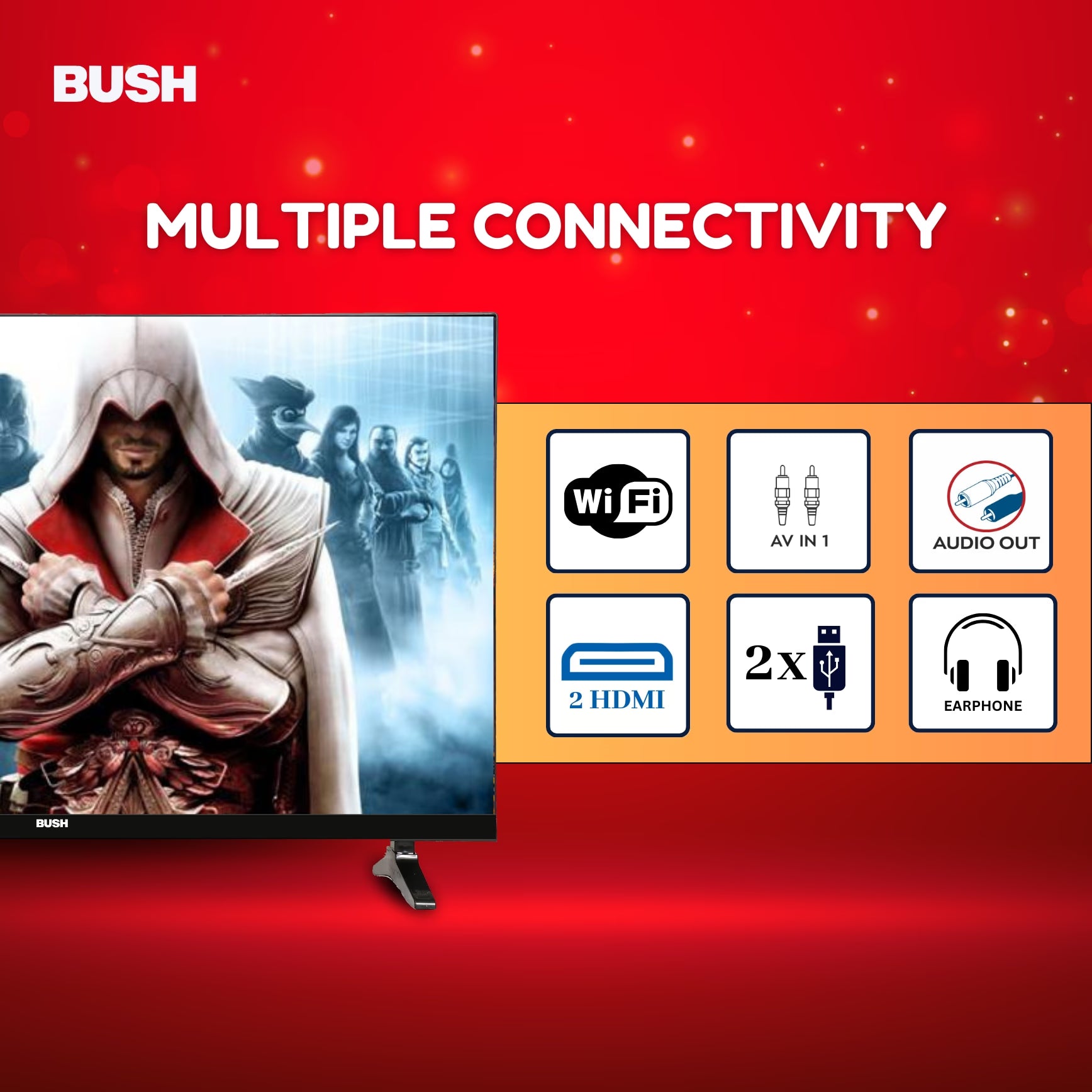 Bush 32 Inch HD Smart LED TV (80 cm) - JMK32 PRO