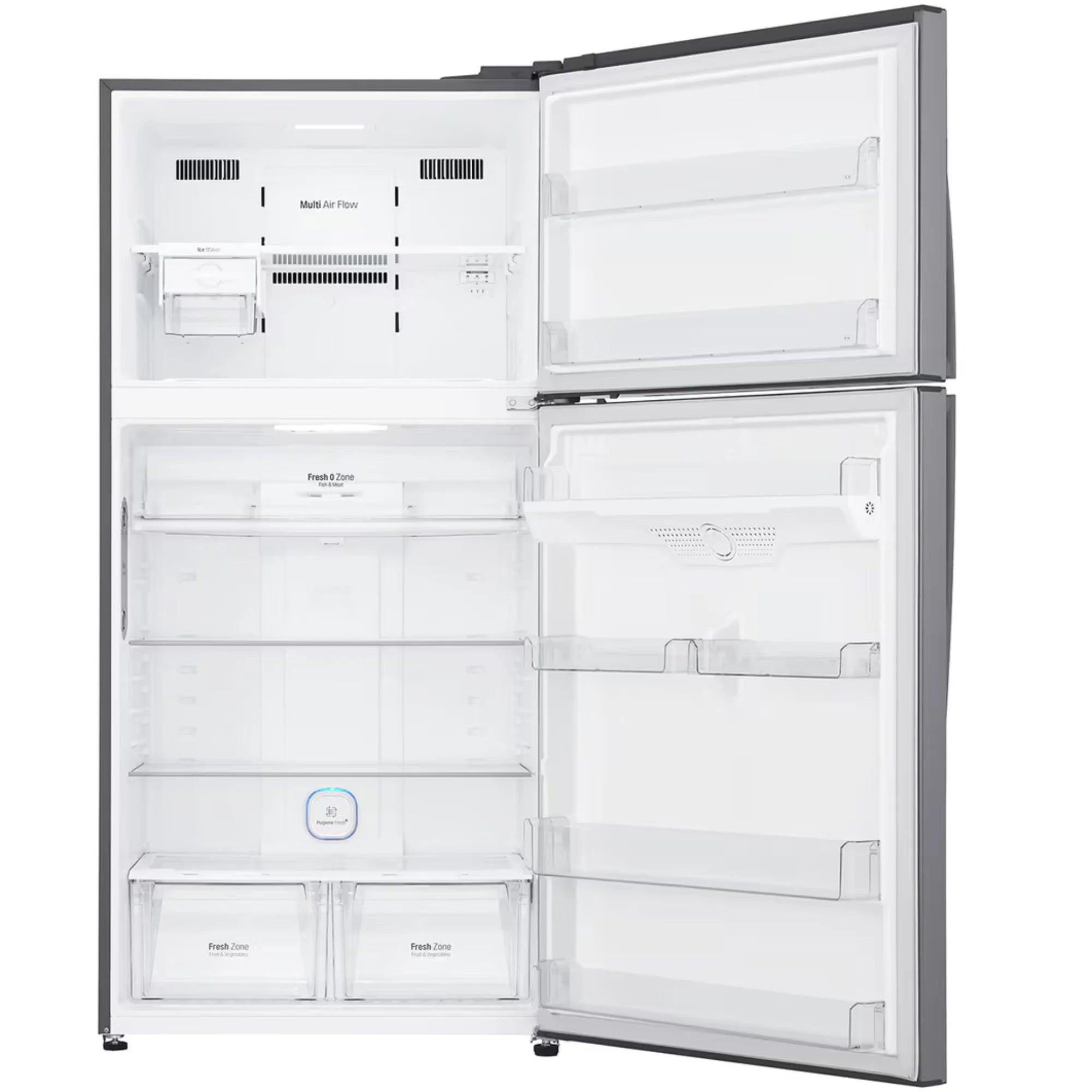 LG 592 Litre Frost Free Inverter Wi-Fi Double Door Refrigerator GR-H812HLHM – Hygiene Fresh+ | Shiny Steel