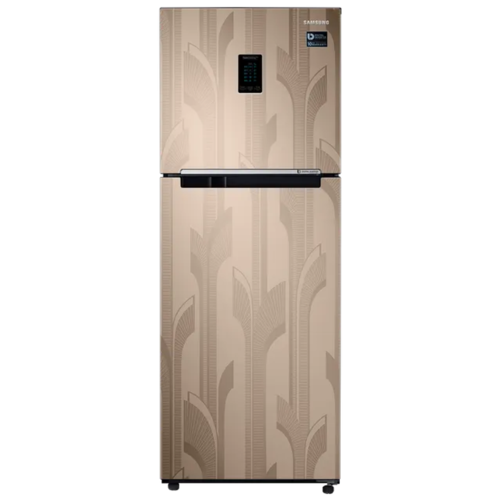 Samsung 301L 2 Star Convertible 5-in-1 Double Door Refrigerator RT34C4522YB/HL Bronze Archi at Kanha Electronics Amritsar