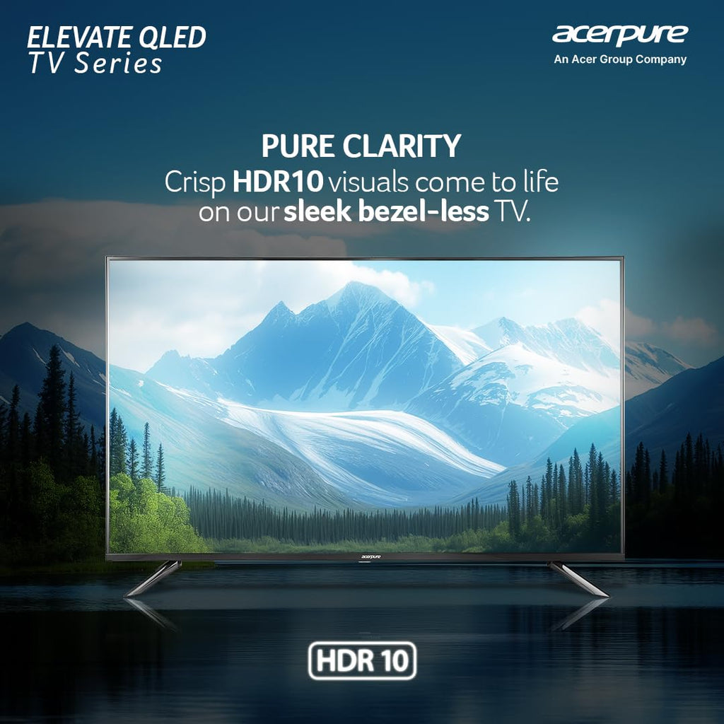 Acerpure 55 inch (139 cm) Elevate Series UHD 4K QLED Smart Google TV AP55UG51QEVTD