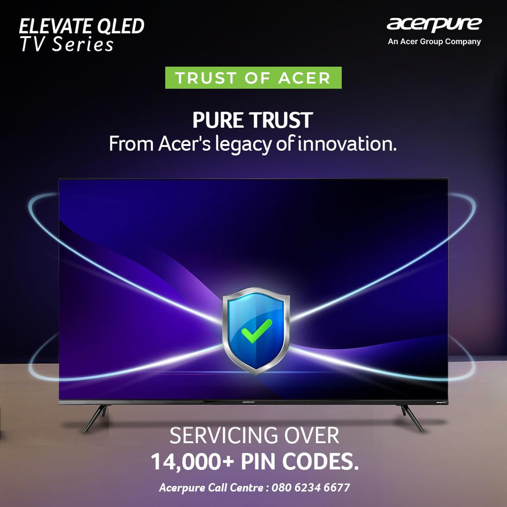 Acerpure 55 inch (139 cm) Elevate Series UHD 4K QLED Smart Google TV AP55UG51QEVTD