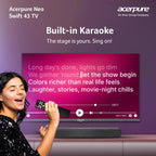 Acerpure 43 Inch 4K UHD Smart TV AP43UG75PSFN5 – Google TV 5.0 | Dolby Atmos | 30W Sound | HDR10