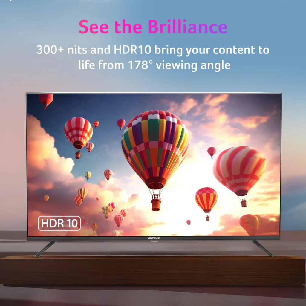 Acerpure Aspire Neo 55 Inch 4K UHD Smart Google TV AP55UGMT96SFNZ5 Bezel Less Display with Exclusive CSD Defense Canteen Discounts at Kanha Electronics Amritsar