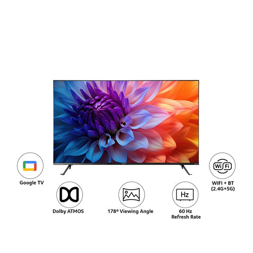 Acerpure 55 Inch 4K UHD Smart Google TV AP55UG51QEVTD Bezel Less Display with Exclusive CSD Defense Canteen Discounts at Kanha Electronics Amritsar