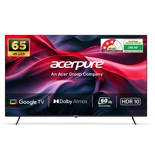 Acerpure 65 Inch UHD 4K Smart Google TV AP65UG51ASFTD Black Price in Amritsar CSD Offer Kanha Electronics