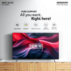 Acerpure 65 Inch (165 cm) Swift Series UHD 4K LED Smart Google TV AP65UG51ASFTD (Black)