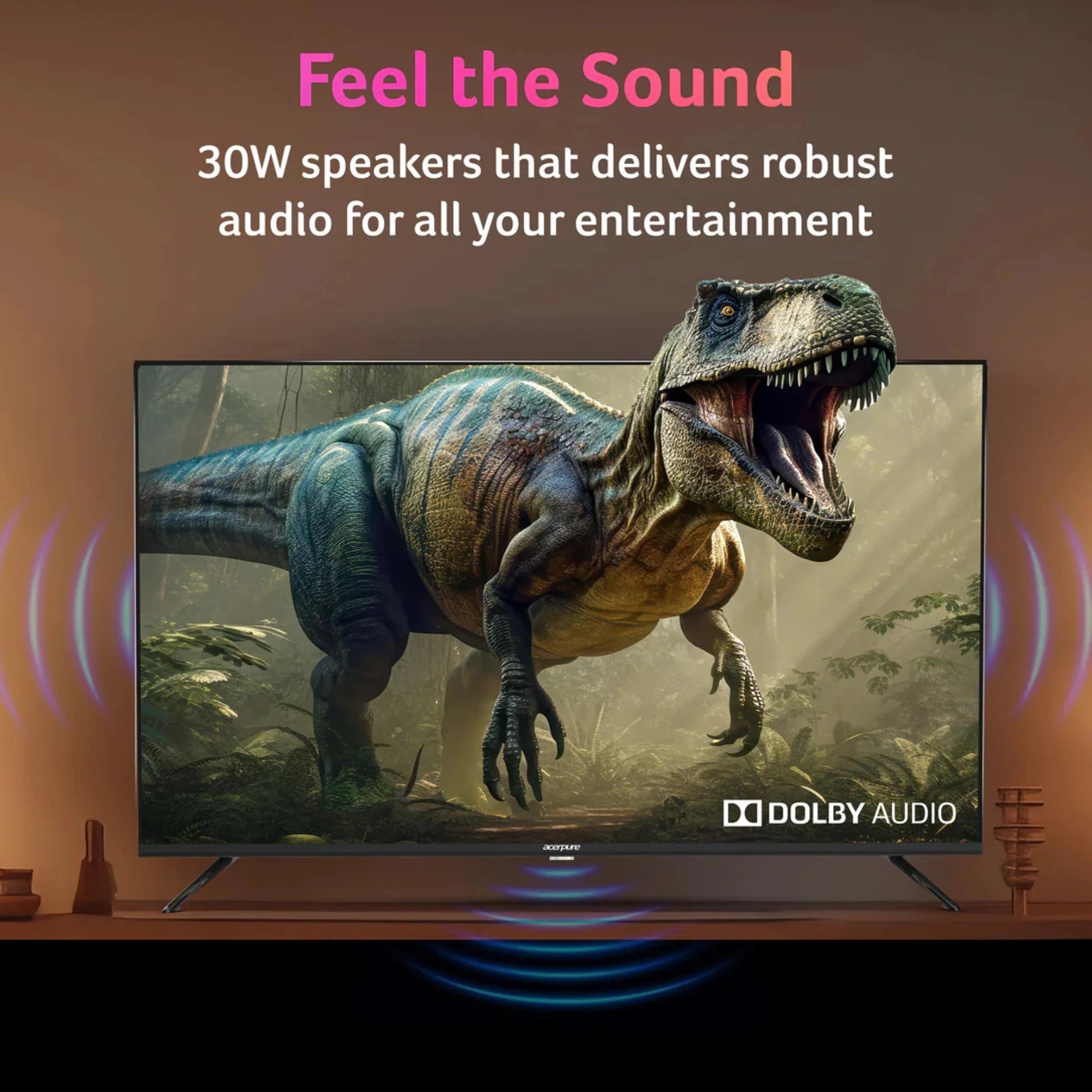 Acerpure 55 Inch 4K TV Dolby Atmos Cinema Display Panel with Special Armed Forces and Military Veteran Purchase Terms near Khandwala Chowk