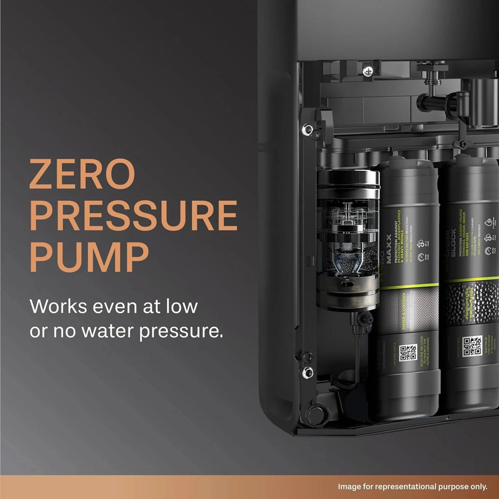 Eureka Forbes Aquaguard Enrich Neo RO UV 1X Water Purifier 6 Litre Premium Black - Kanha Electronics Amritsar