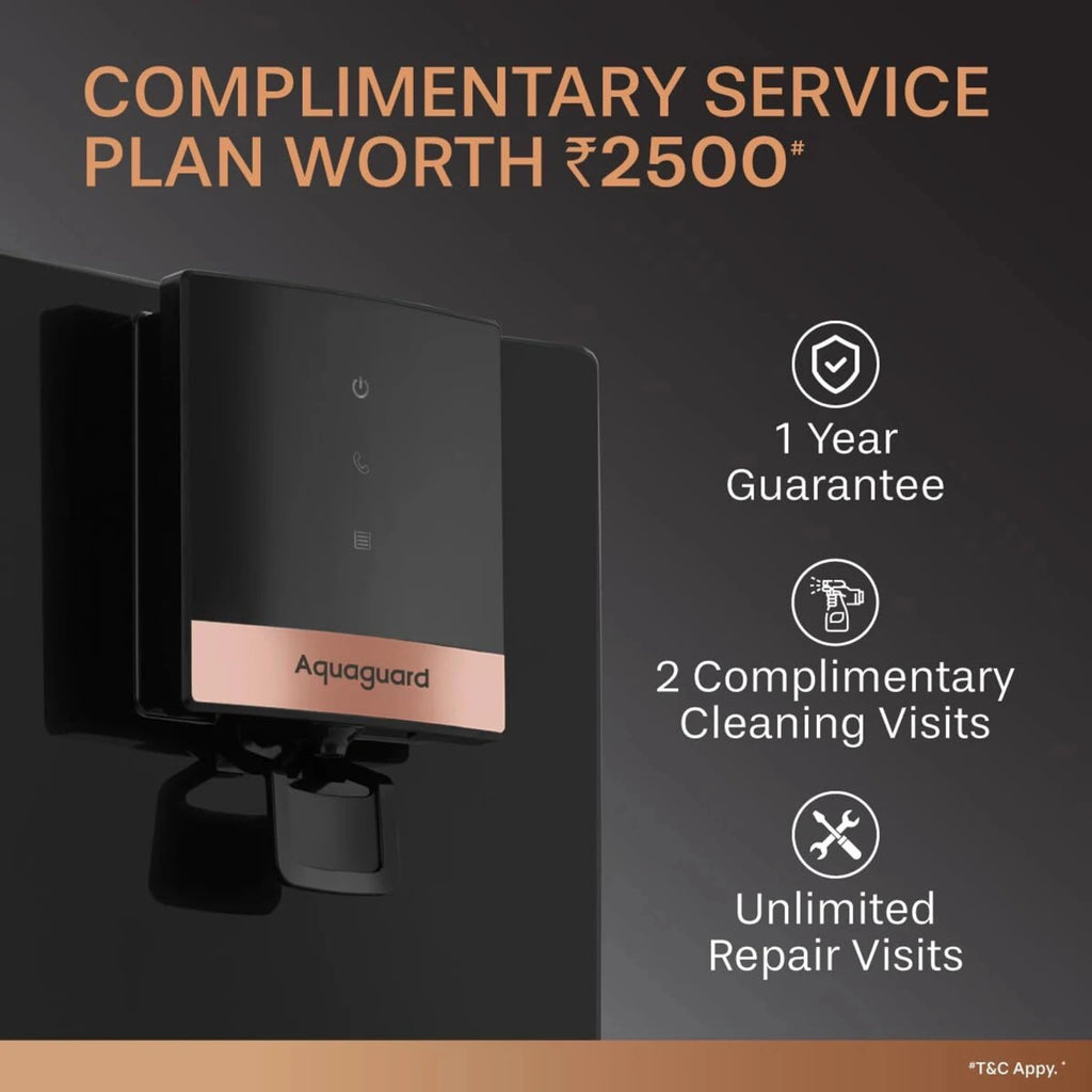 Aquaguard Enrich Neo Purifier Active Copper Filter Module and LED Dashboard Overview