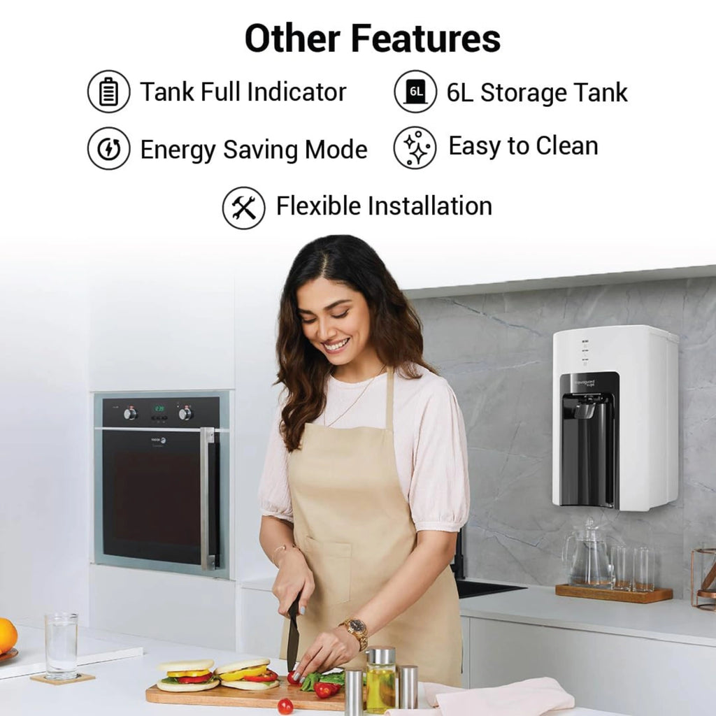 Aquaguard Sure Champ RO+UV 1X Water Purifier | Free Service Plan Worth ₹2000 | Suitable for Borewell, Tanker & Municipal Water | 30x Impurity Removal vs Local Purifiers