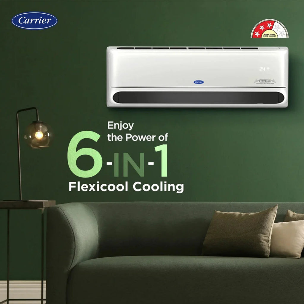 Carrier 1.5 Ton 3 star Hot & Cold Inverter AC