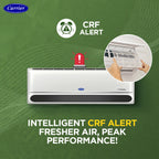 Carrier 1.5 Ton 3 Star Hot & Cold Inverter Split AC with Copper Condenser (CAI18IN3R33HO, White)