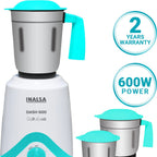 Inalsa Dash 600W Mixer Grinder with 3 Jars