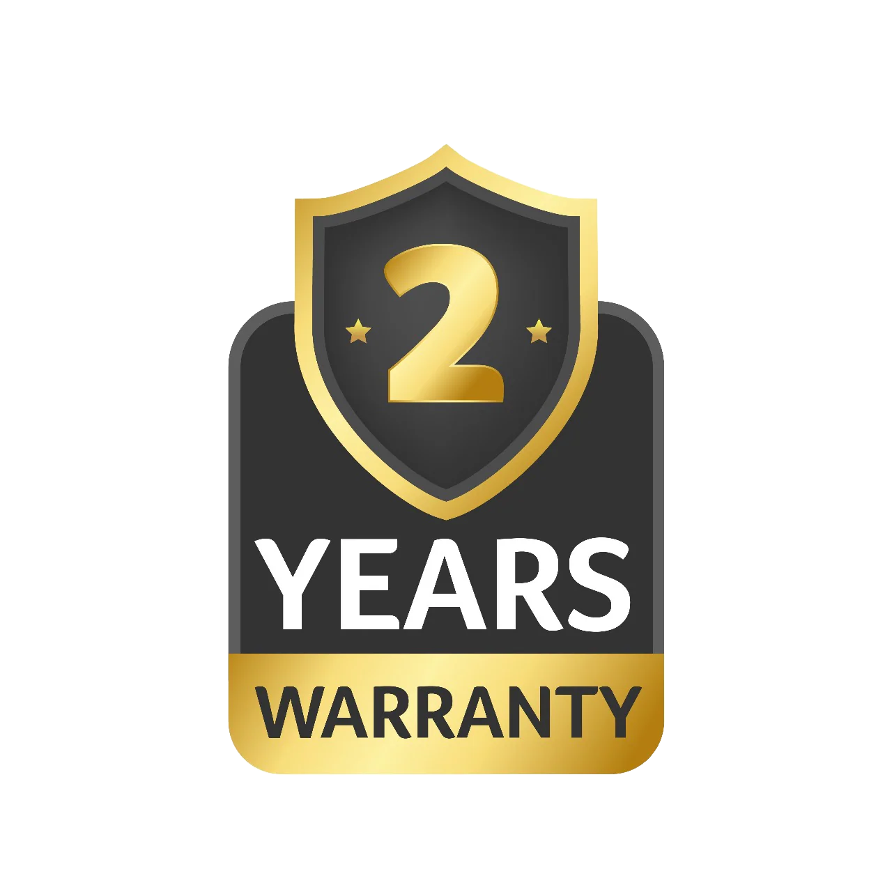 Two-year warranty 