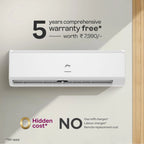 Godrej 1.5 Ton 3 Star, Hot & Cold 52°C to -7°C, 5 Years Comprehensive Warranty, AI Powered, 4 Way Air Swing, Self Clean Technology, Inverter Split AC