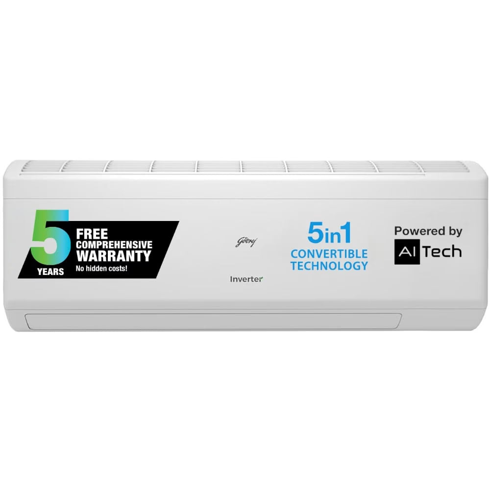 Godrej 1.5 Ton 5 Star Inverter Split AC SIC 18ITC5 WZR Free Installation - Kanha Electronics Amritsar