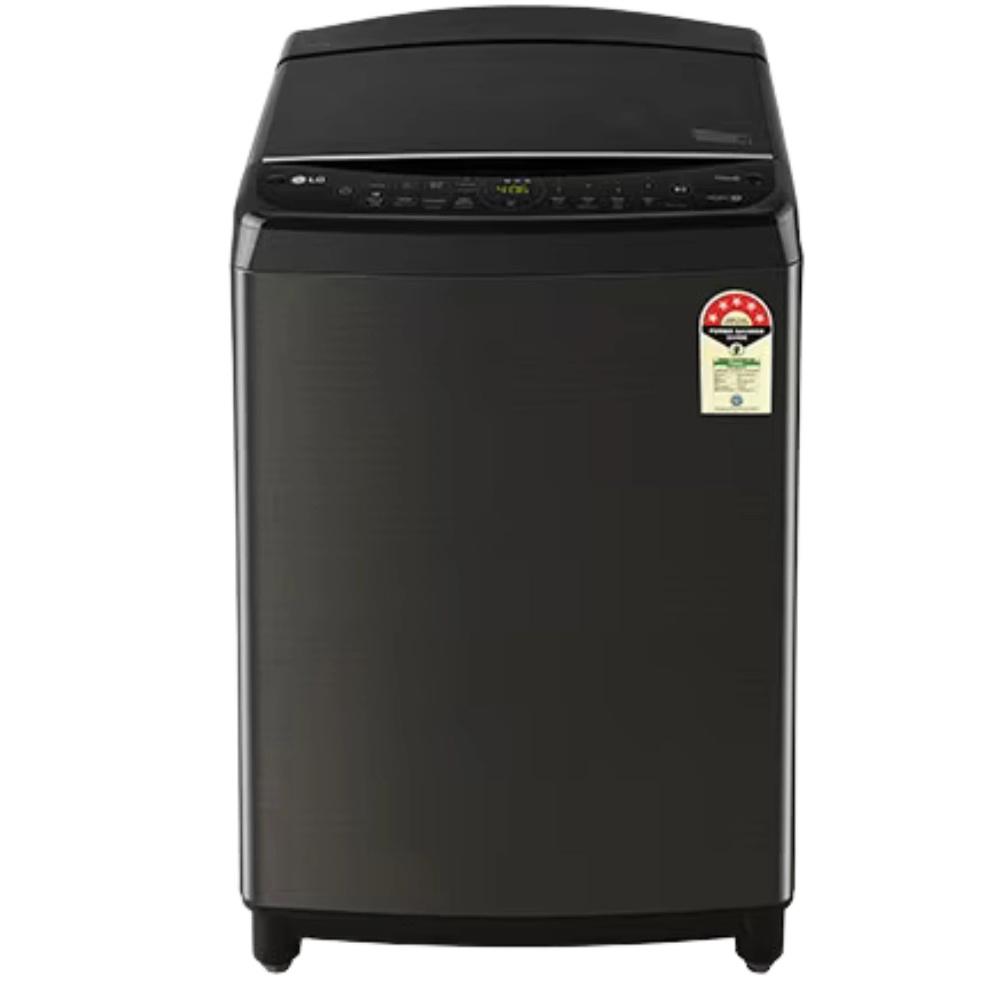 LG 12Kg Top Load Washing Machine, AI Direct Drive™, In-built Heater, Middle Black, 5 Star
