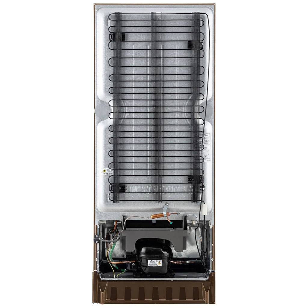 LG 224 Litre 3 Star Direct Cool Single Door Refrigerator GL-D241AFSD – Fast Ice Making | Base Drawer | Fawn Steel