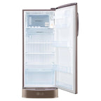 LG 224 Litre 3 Star Direct Cool Single Door Refrigerator GL-D241AFSD – Fast Ice Making | Base Drawer | Fawn Steel