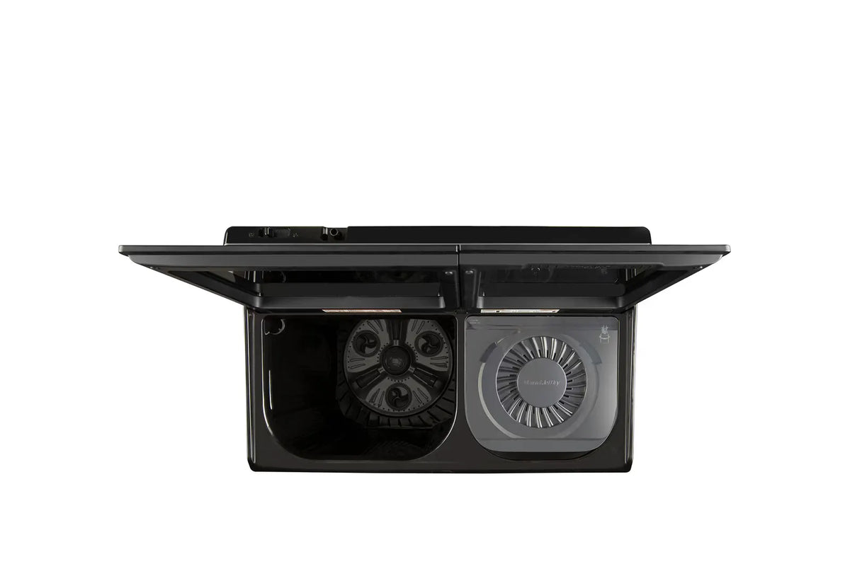 LG 9 KG Washing Machine with Dual Spin Shower, 3+1 Wash Program, Rat Away Technology, Onyx Black, 5 Star (PX900H9SO4Z)