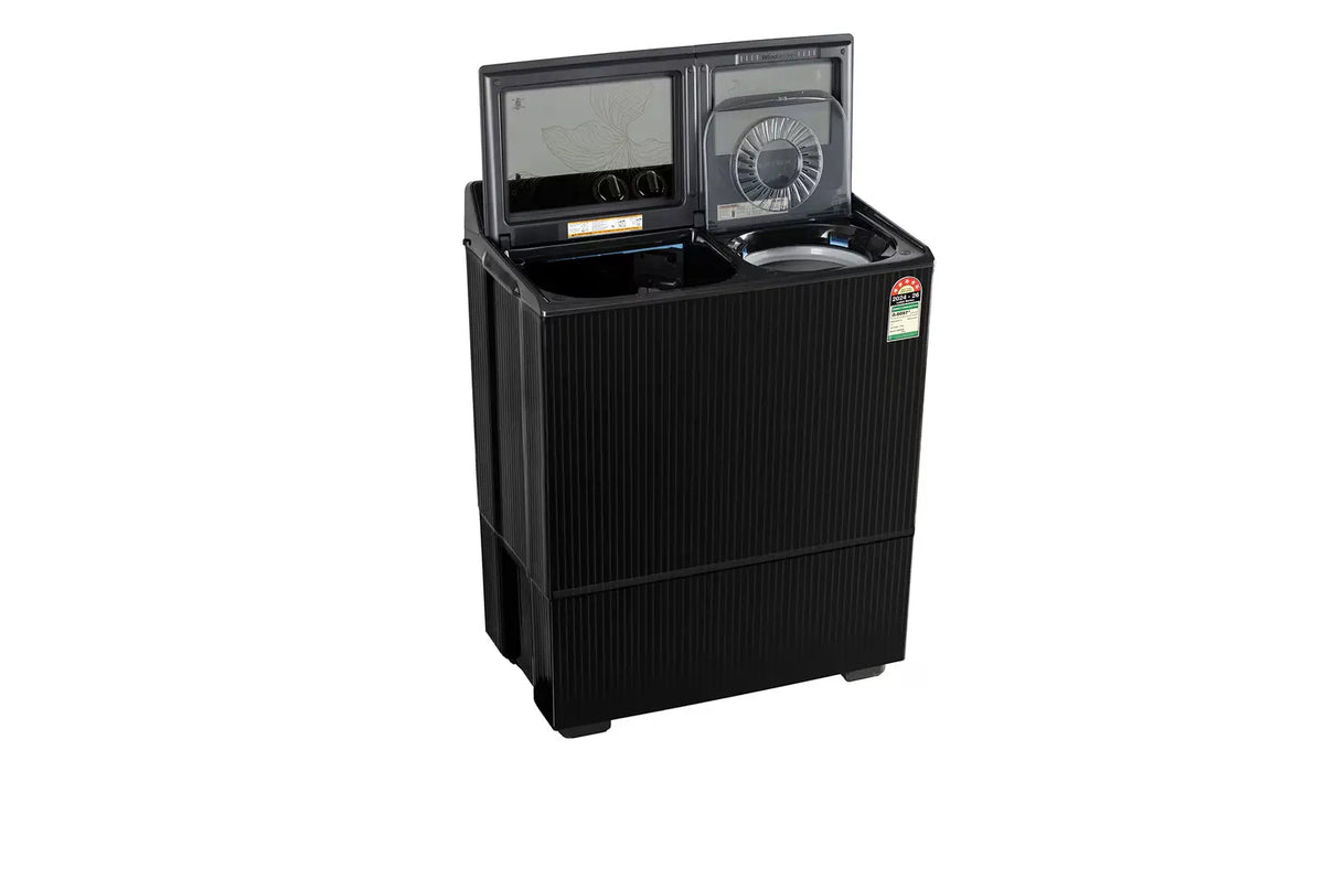 LG 9 KG Washing Machine with Dual Spin Shower, 3+1 Wash Program, Rat Away Technology, Onyx Black, 5 Star (PX900H9SO4Z)
