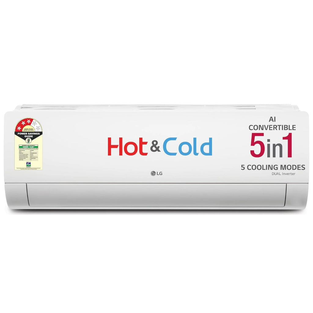 LG 3 Star (1.5) Split AC, Hot and Cold, Dual inverter Compressor, Super Convertible 5-in-1 Cooling, 5.2 kW, 2025 Model