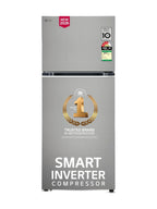 LG GLT4036SNPZ 398L 3 Star Convertible Double Door Refrigerator in Shiny Steel at Kanha Electronics Amritsar