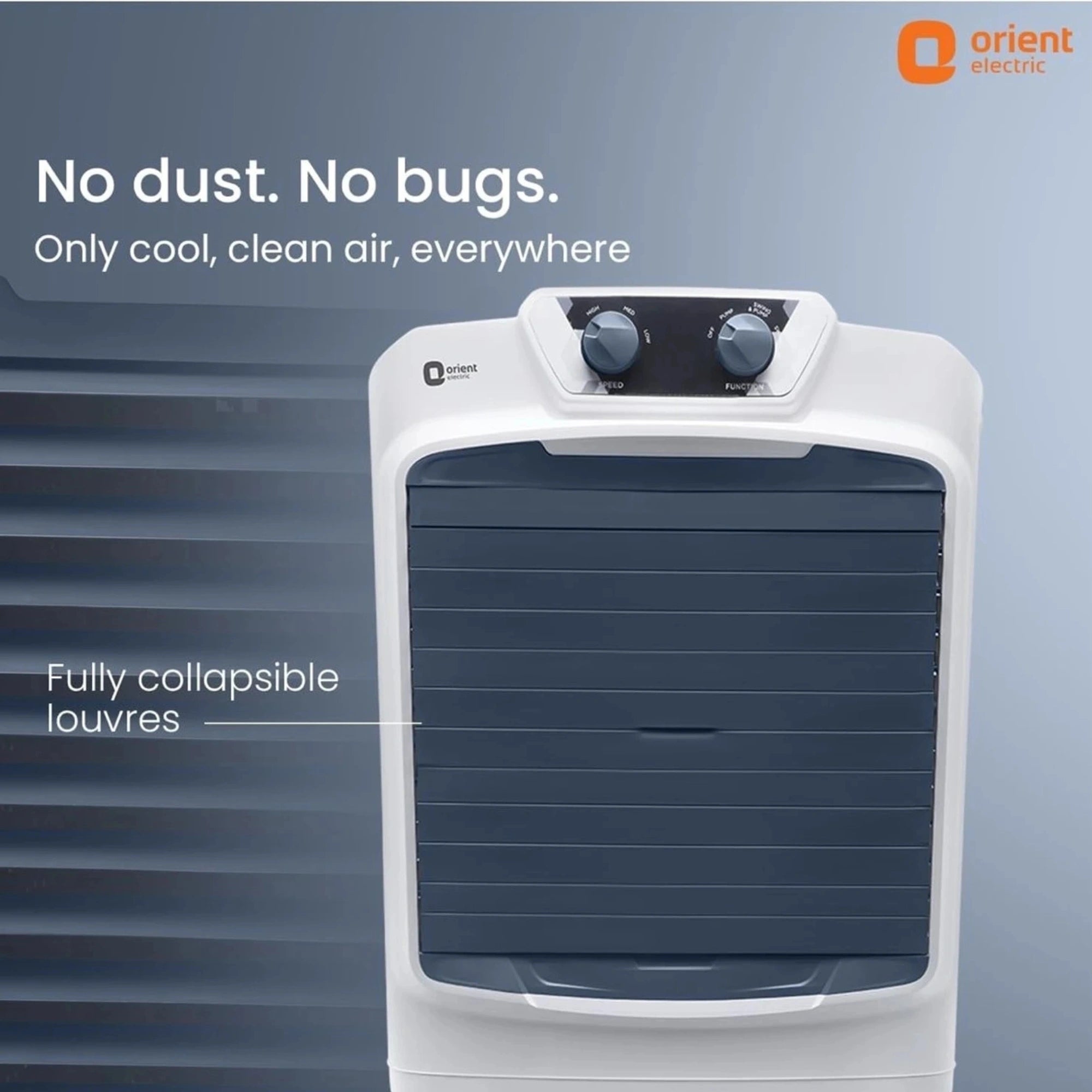 Orient 95 Litre Desert Air Cooler CD9510H – High Airflow | Honeycomb Pads | Inverter Compatible