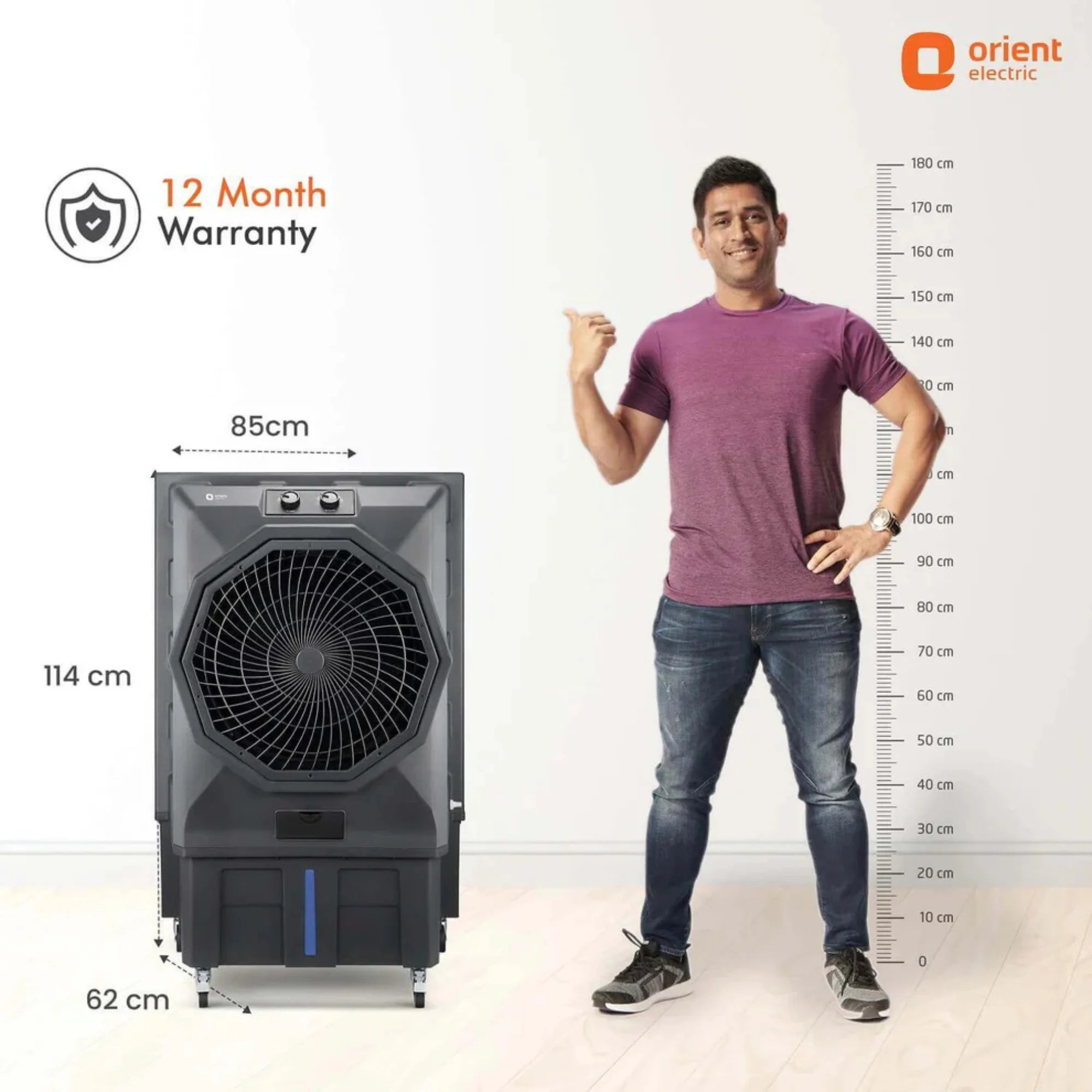 Orient Stark 110 Litre Industrial Air Cooler – Heavy Duty High Airflow Desert Cooler
