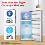 LG 380L 3-Star Convertible Double Door Refrigerator (GLT3836SNPZ)