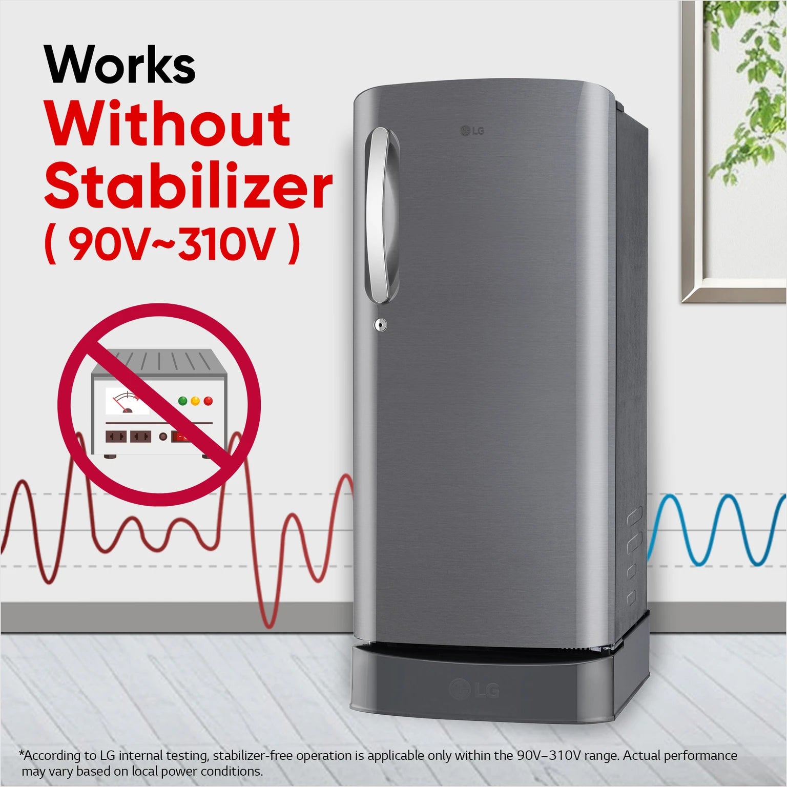 LG 185L 5-Star Smart Inverter Single Door Refrigerator (GL-D201APZU)