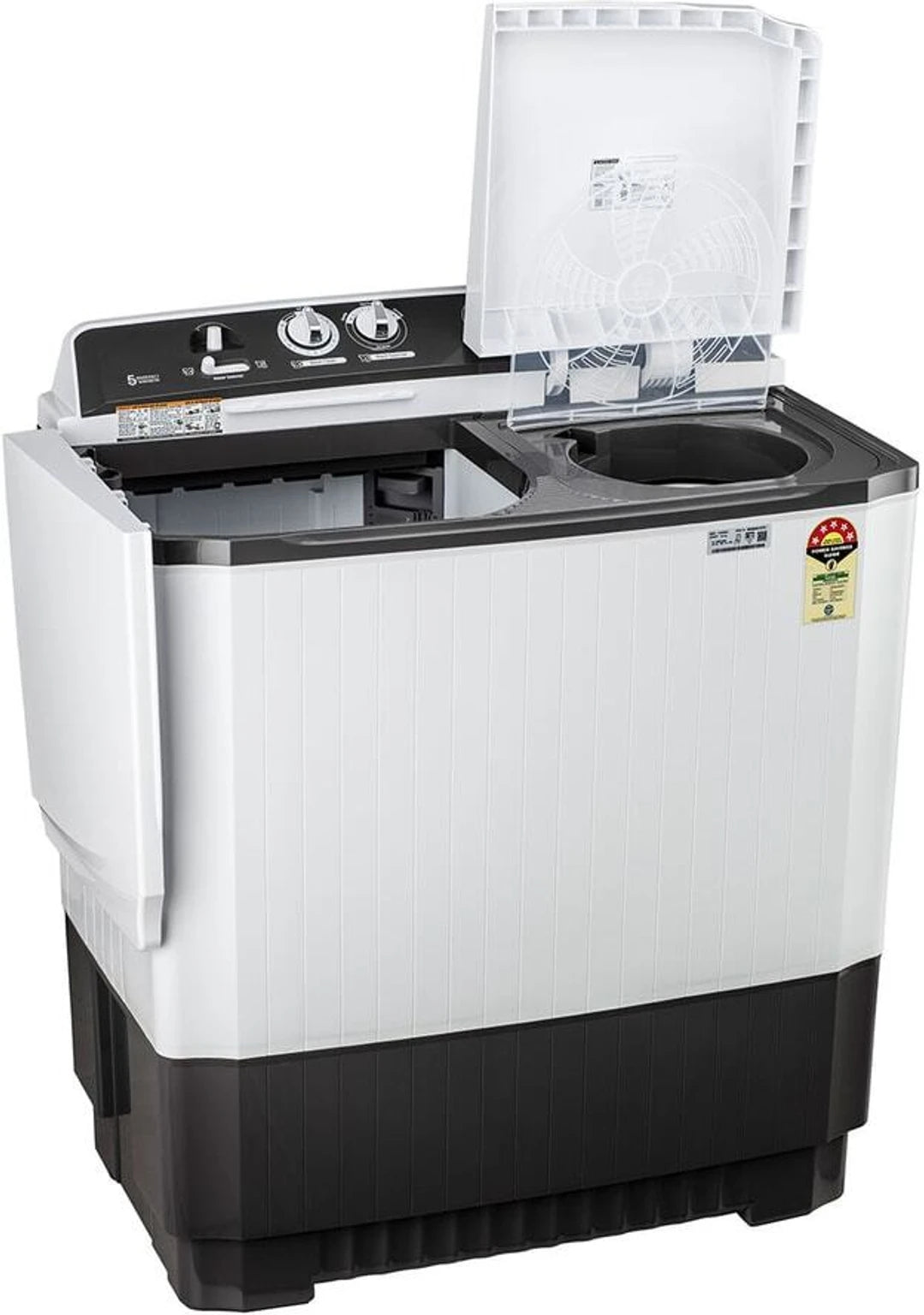 LG 7 kg 5 Star Semi-Automatic Top Load Washing Machine (P7010NGAZ, Dark Grey)