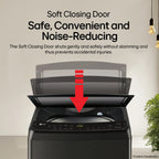 LG 9 kg Fully Automatic Top Load Washing Machine with In-built Heater (T90VBMB1S, Middle Black)