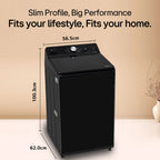 LG 11 kg Fully-Automatic Top Load Washing Machine with In-Built Heater (TX511SWO, Premium Black)