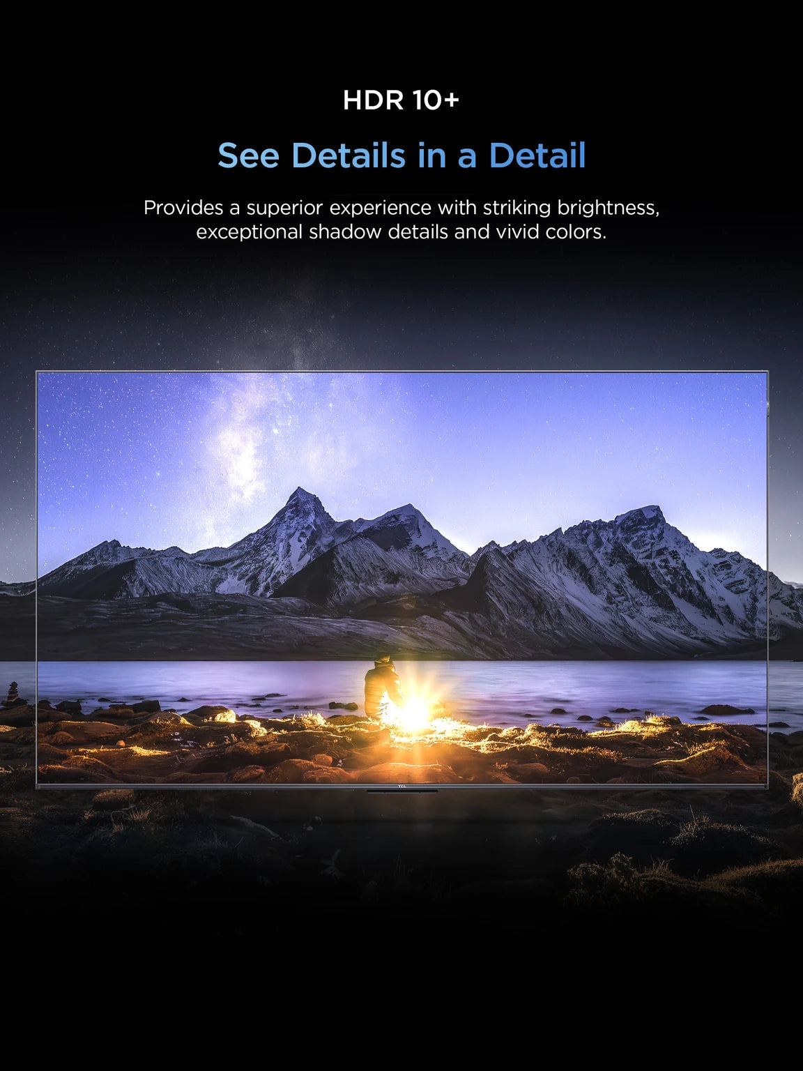 TCL T6D 163.83 cm (65 inch) QLED Ultra HD (4K) Smart Google TV 2026 Edition with HDR10+ Dolby Vision- Atmos 28W HVA Panel TCL AI Slim & Uni body Design (65T6D)
