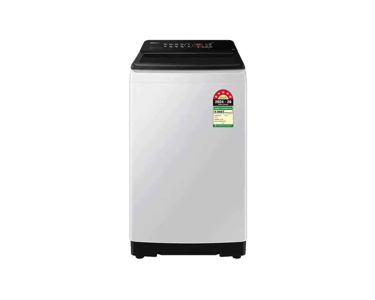 Samsung Smart Choice 8 kg 5 Star Fully Automatic Top Load Washing Machine WA80BG4441BGTL Light Gray with Special CSD Defense Canteen Discounts at Kanha Electronics Amritsar