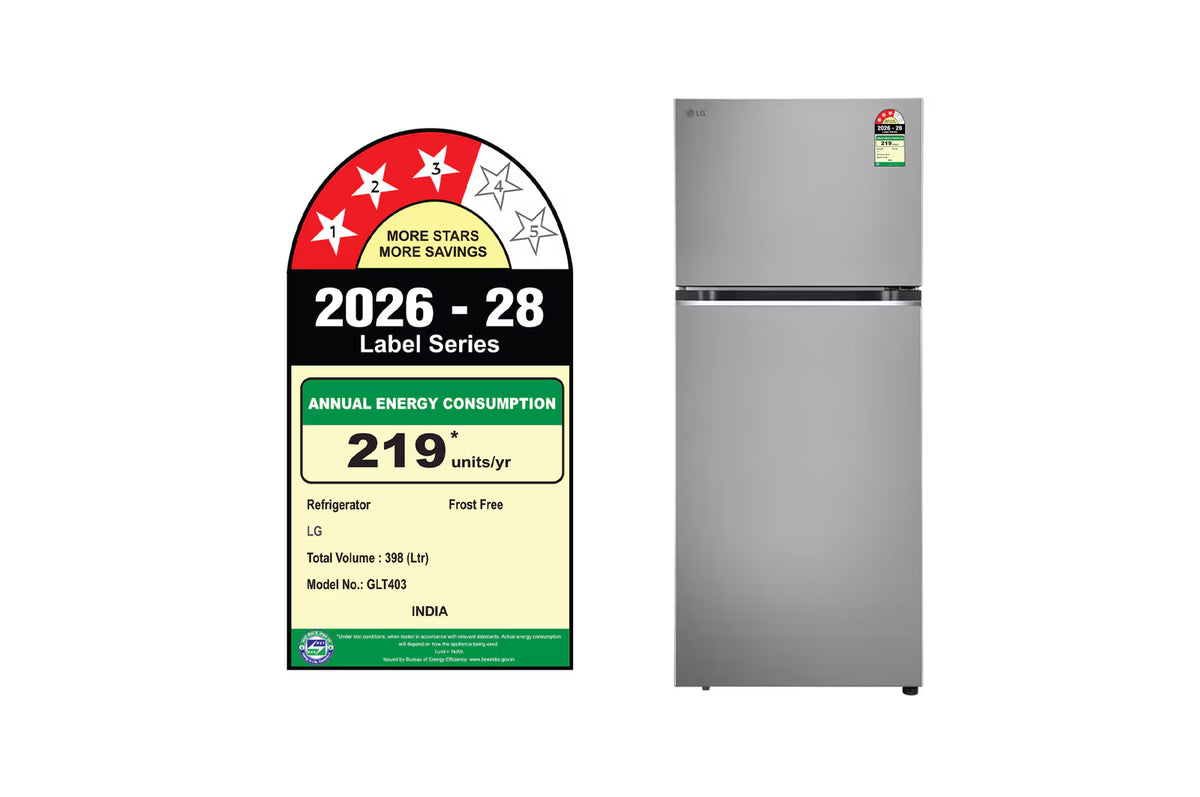 LG 398 L Frost Free Double Door 3 Star Convertible Refrigerator  with Smart Inverter, Wi-Fi Enabled, Multi Air Flow Cooling, Express Freeze, Convertible, diagnosis, Deodorizer & 2026 Model (Shiny Steel, GLT4036SNPZ)