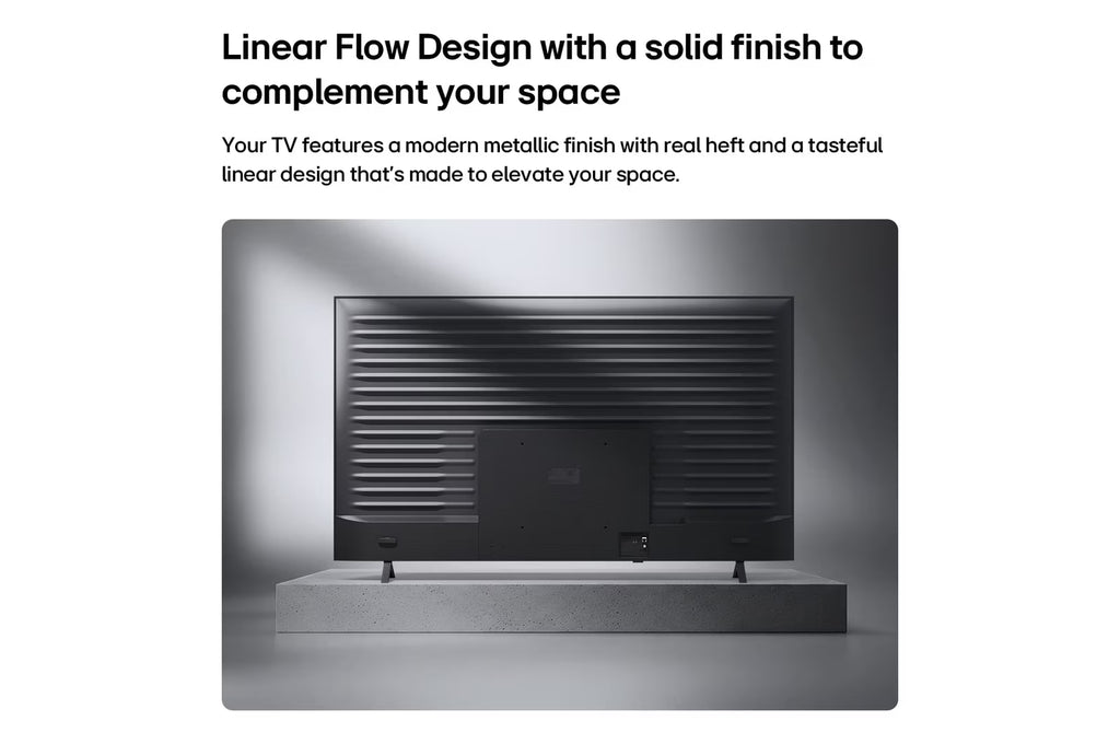 LG 108 cm (43 inch) Ultra HD (4K) NanoCell Smart WebOS TV 2026 Edition with alpha 7 AI Processor 4K Gen9 (43NU875BPLA)