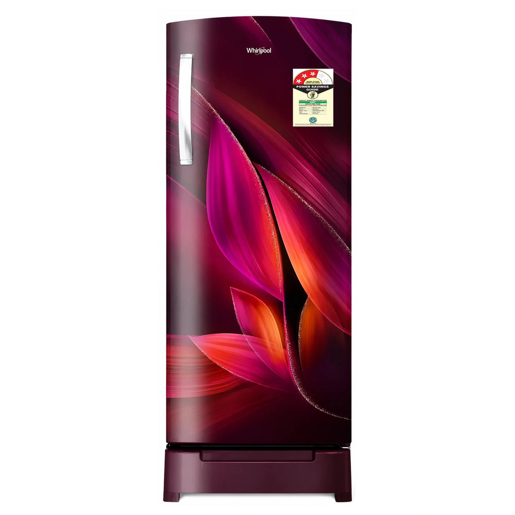 Whirlpool 236L 3 Star Direct Cool Single Door Refrigerator Wine Breeze with Base Drawer