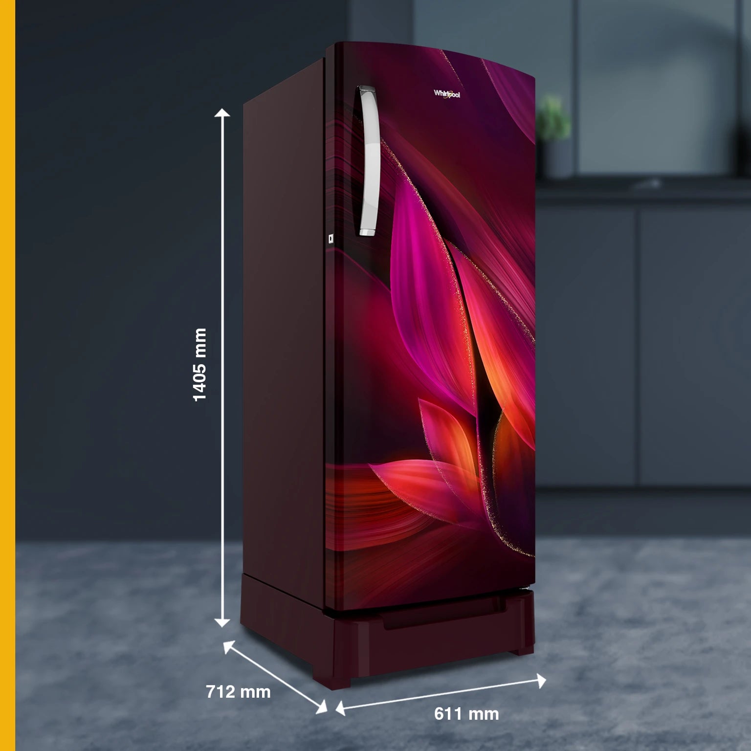 Whirlpool 236L Direct Cool Single Door Refrigerator | 3 Star | Wine Breeze