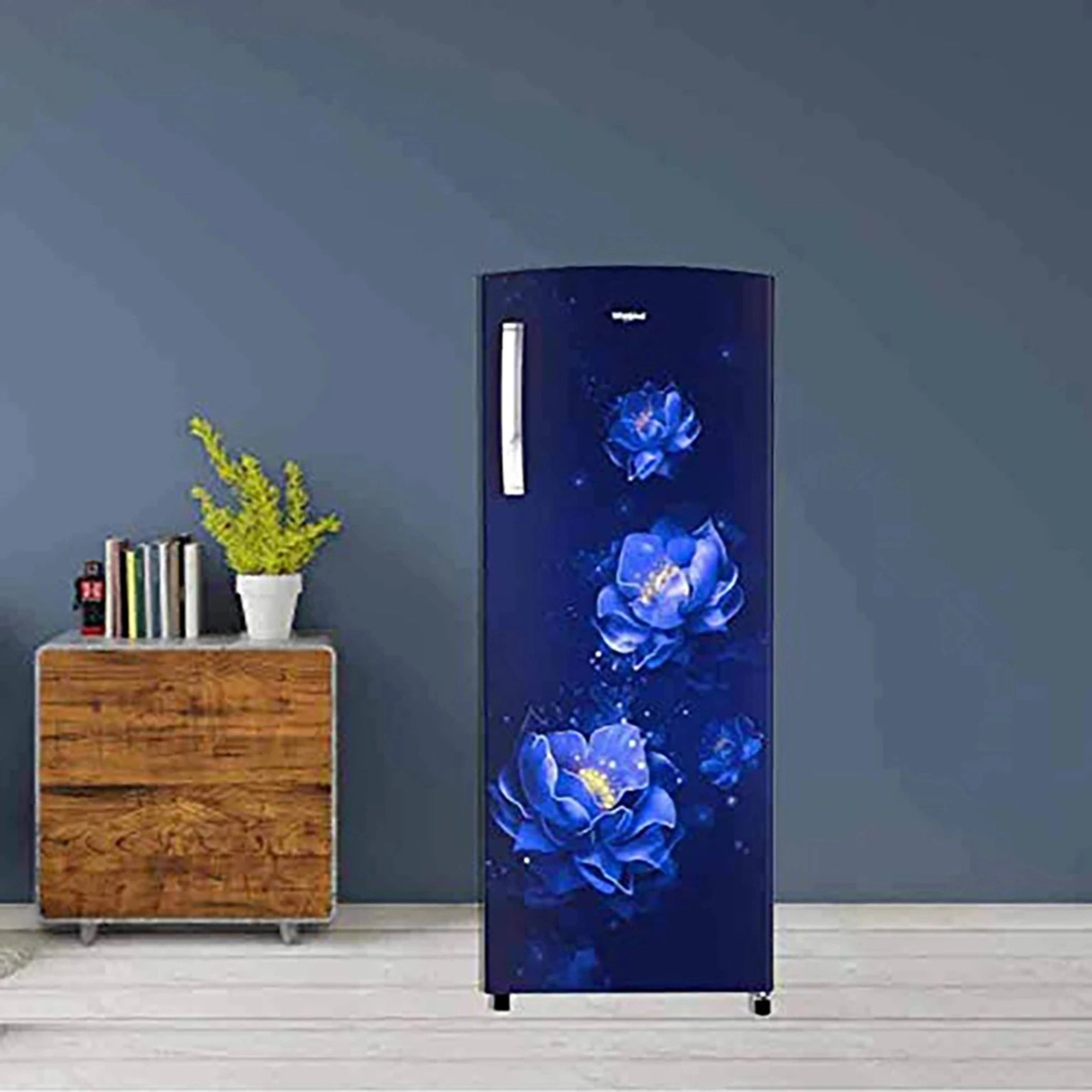 Whirlpool 274L, 3 Star, Sapphire Flume-Z Finish, Direct Cool Single Door Refrigerator (305 IMPRO PLUS PRM 3S)