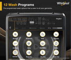 Whirlpool 8kg Washer 31673 Digital Display Top Console and Spiro Wash Drum Overview with 10 Years Motor Warranty at Keshav Enterprises near Khandwala Chowk