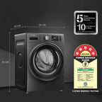 Whirlpool 9 Kg 5 Star Inverter Front Load Fully Automatic Washing Machine with Ozone Technology